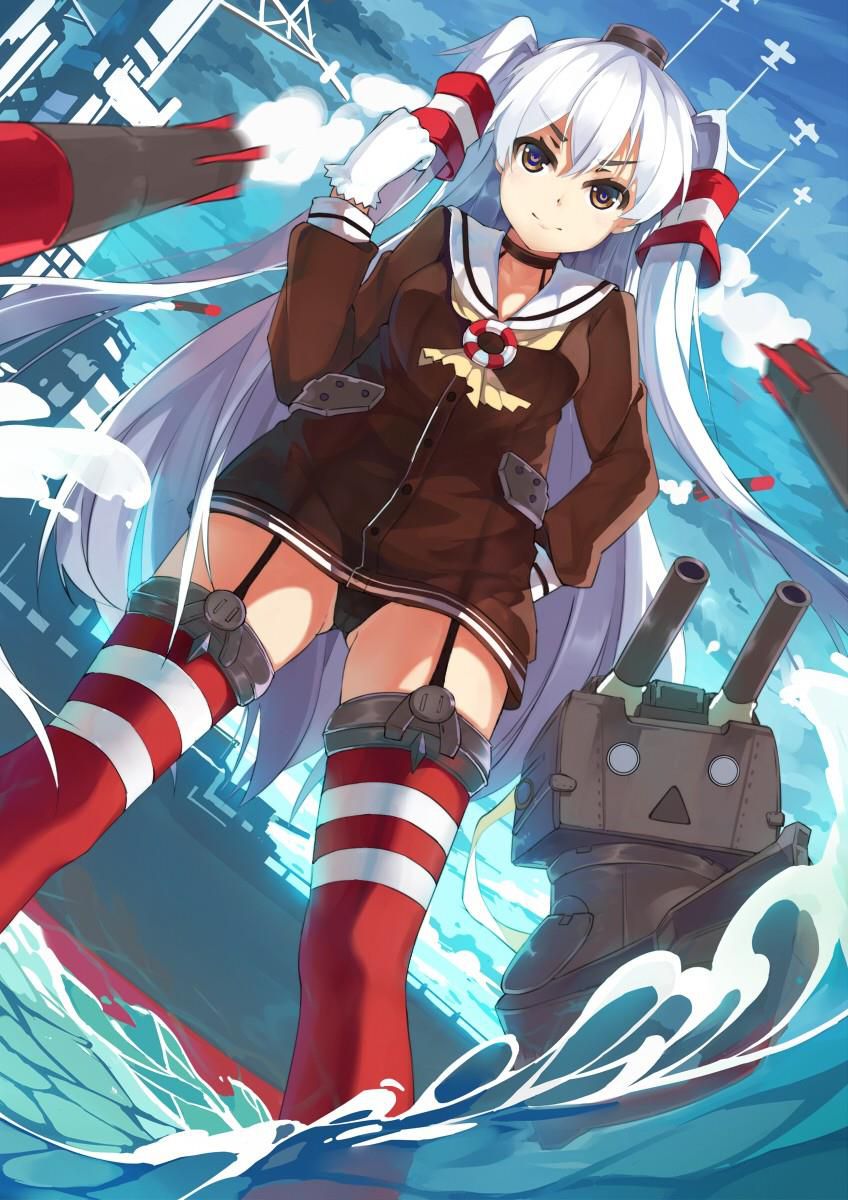 Destroyer amatsukaze-CHAN for this fine erotic pictures! Cute striped stocking Erotica www 14