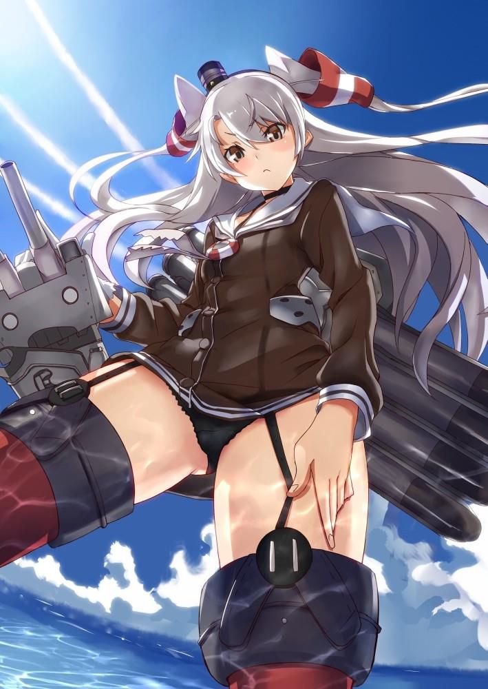 Destroyer amatsukaze-CHAN for this fine erotic pictures! Cute striped stocking Erotica www 15