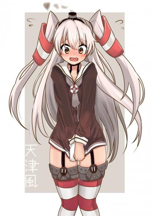 Destroyer amatsukaze-CHAN for this fine erotic pictures! Cute striped stocking Erotica www 26