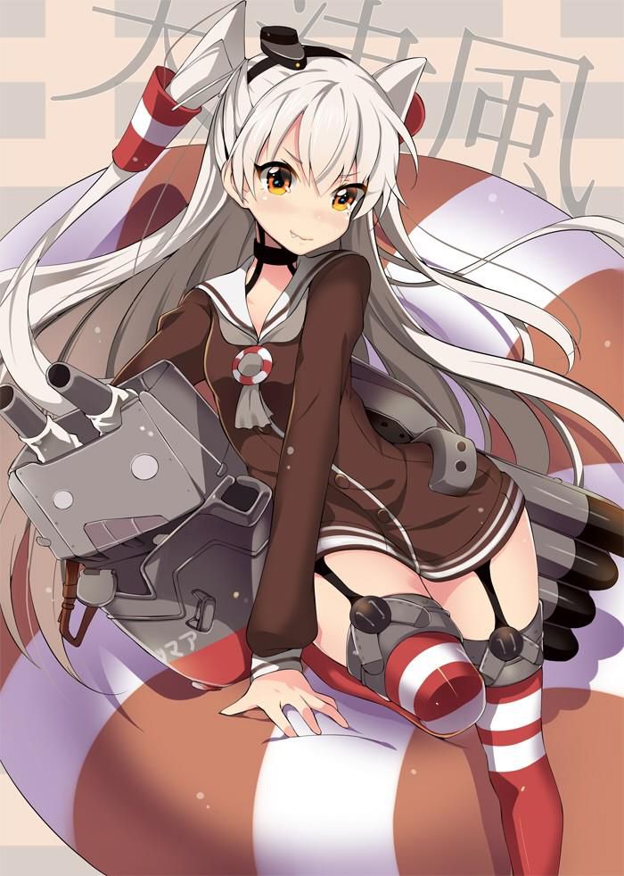 Destroyer amatsukaze-CHAN for this fine erotic pictures! Cute striped stocking Erotica www 3