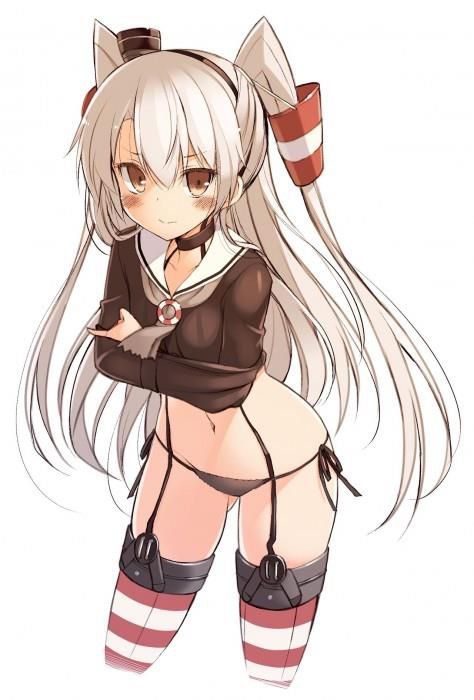Destroyer amatsukaze-CHAN for this fine erotic pictures! Cute striped stocking Erotica www 45