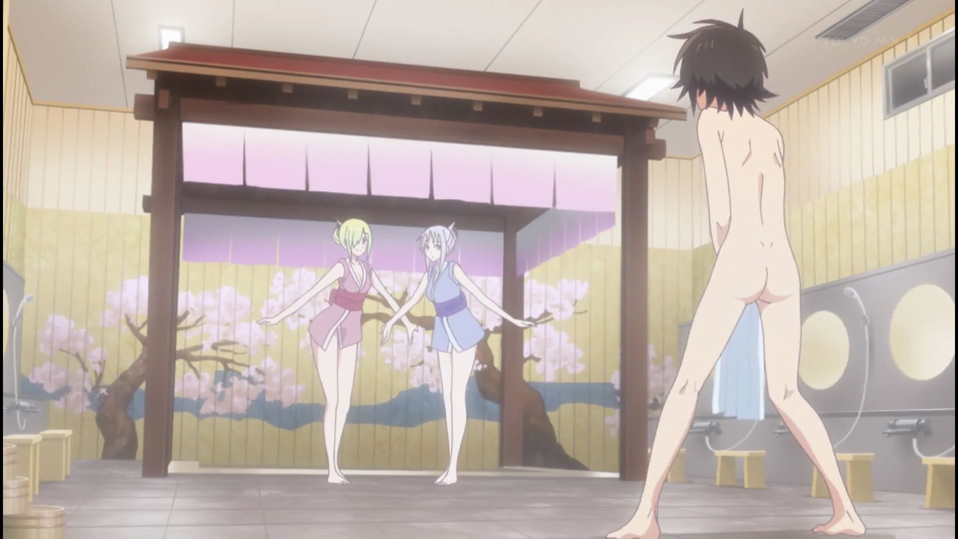 In the anime "Goddess Dormitory Dormitory Mother-kun." 10 episodes, erotic girls and mat play and nurse erotic play! 19