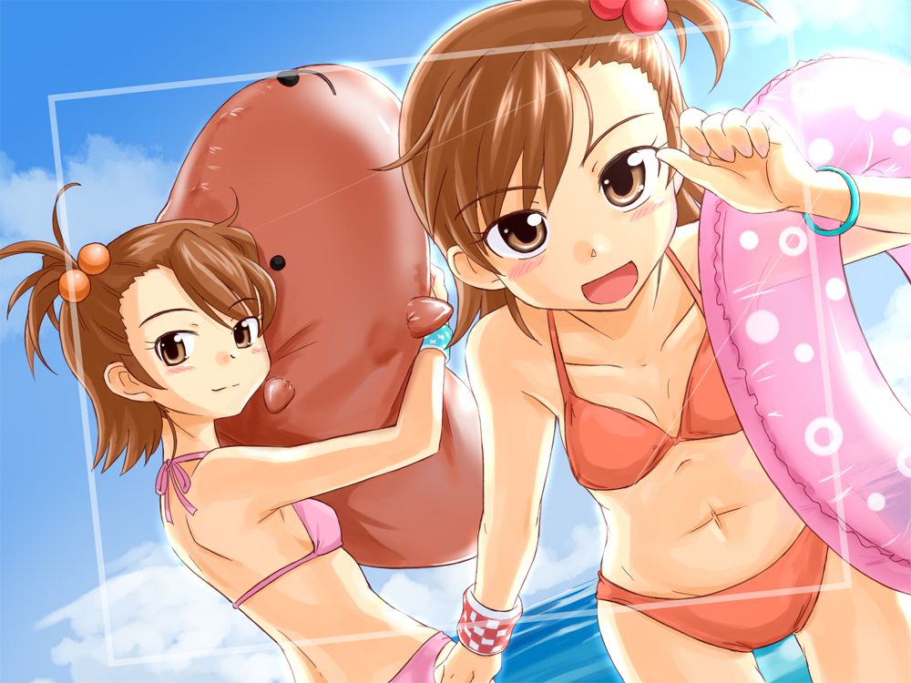 Sisters Bowl is not a dream! The idolmaster Futami Ami and Mami sisters erotic images vol.5 28