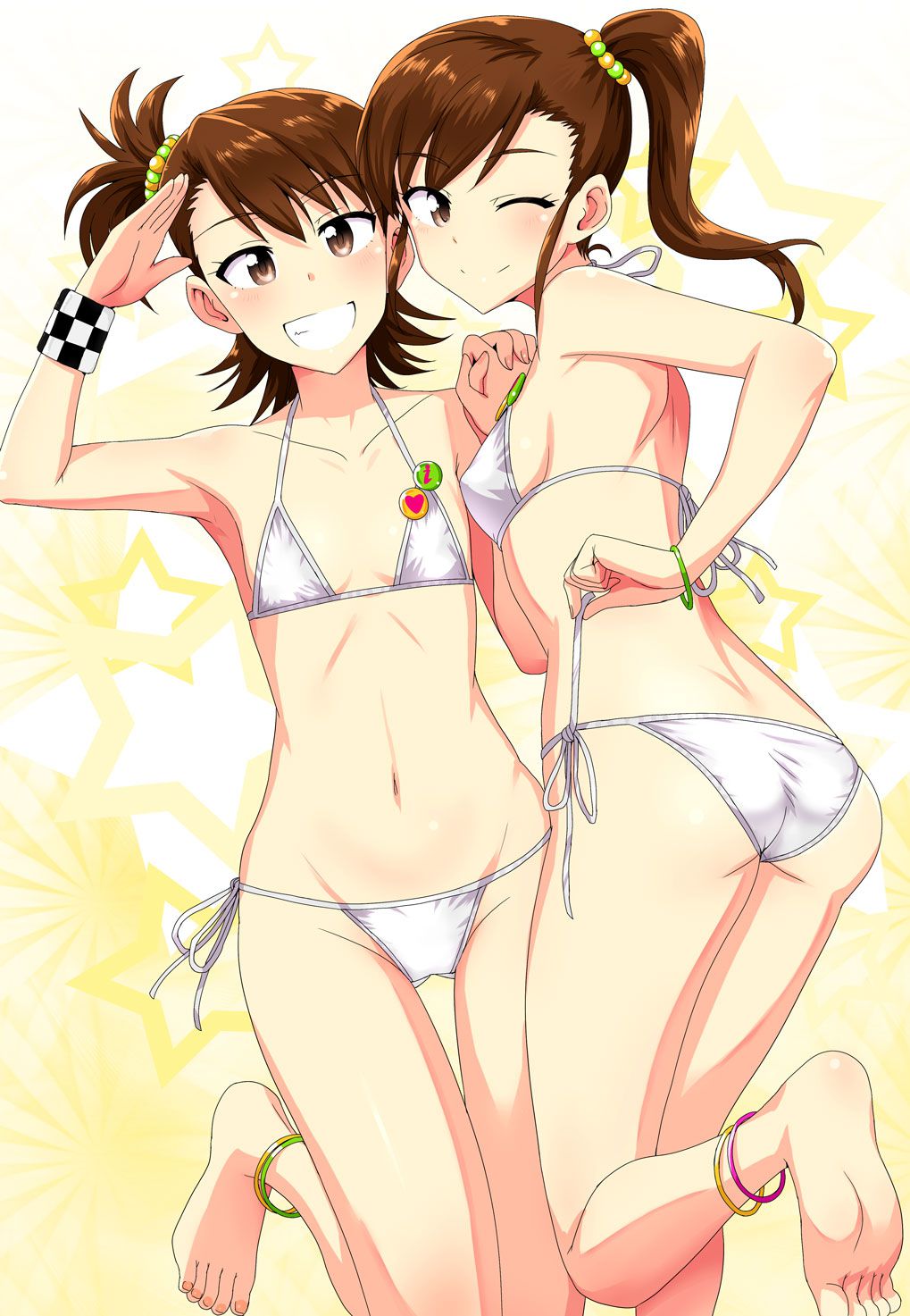 Sisters Bowl is not a dream! The idolmaster Futami Ami and Mami sisters erotic images vol.5 6