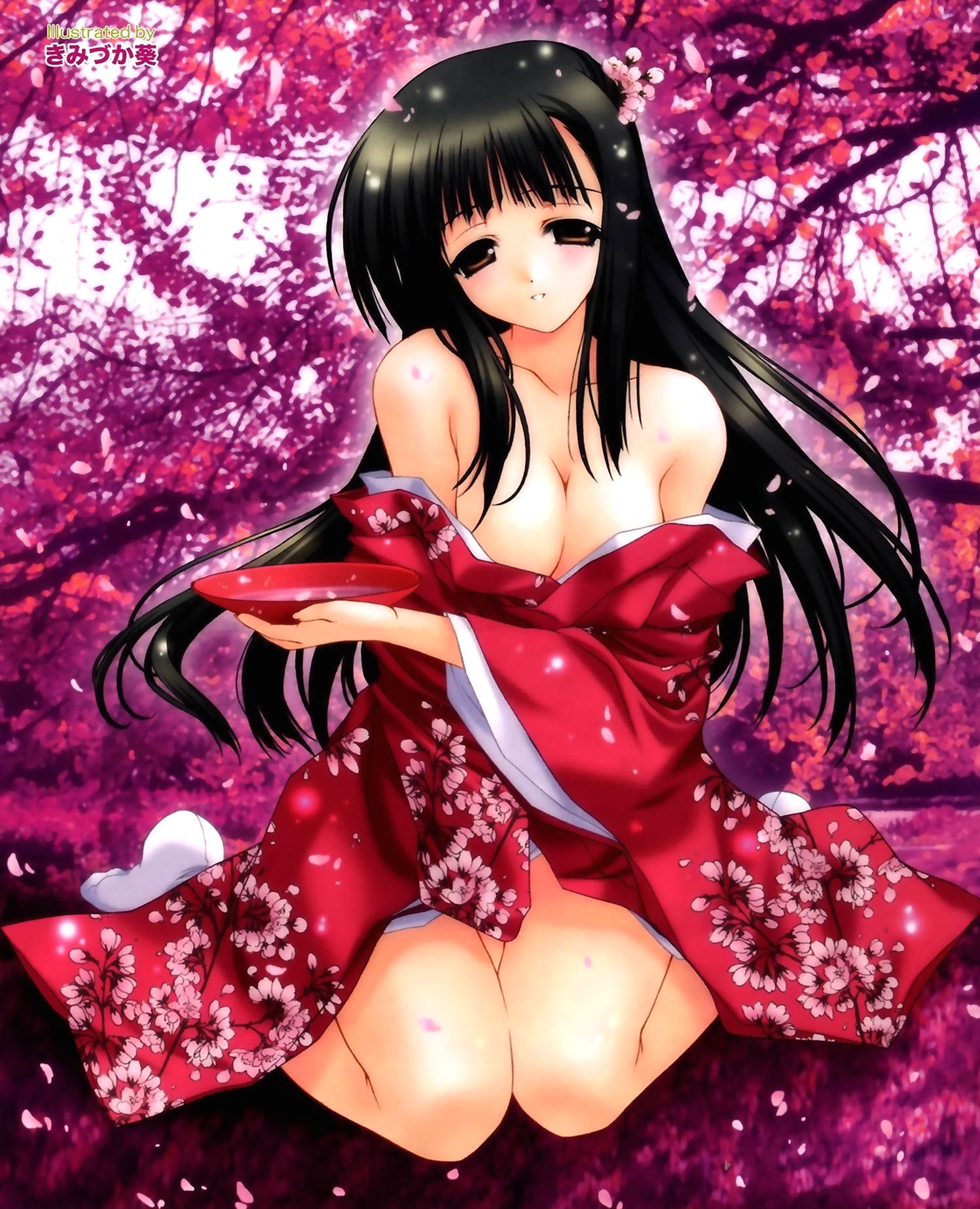 Gotta love the sexy and sleek, kimono girl erotic picture drew. Vol.4 38