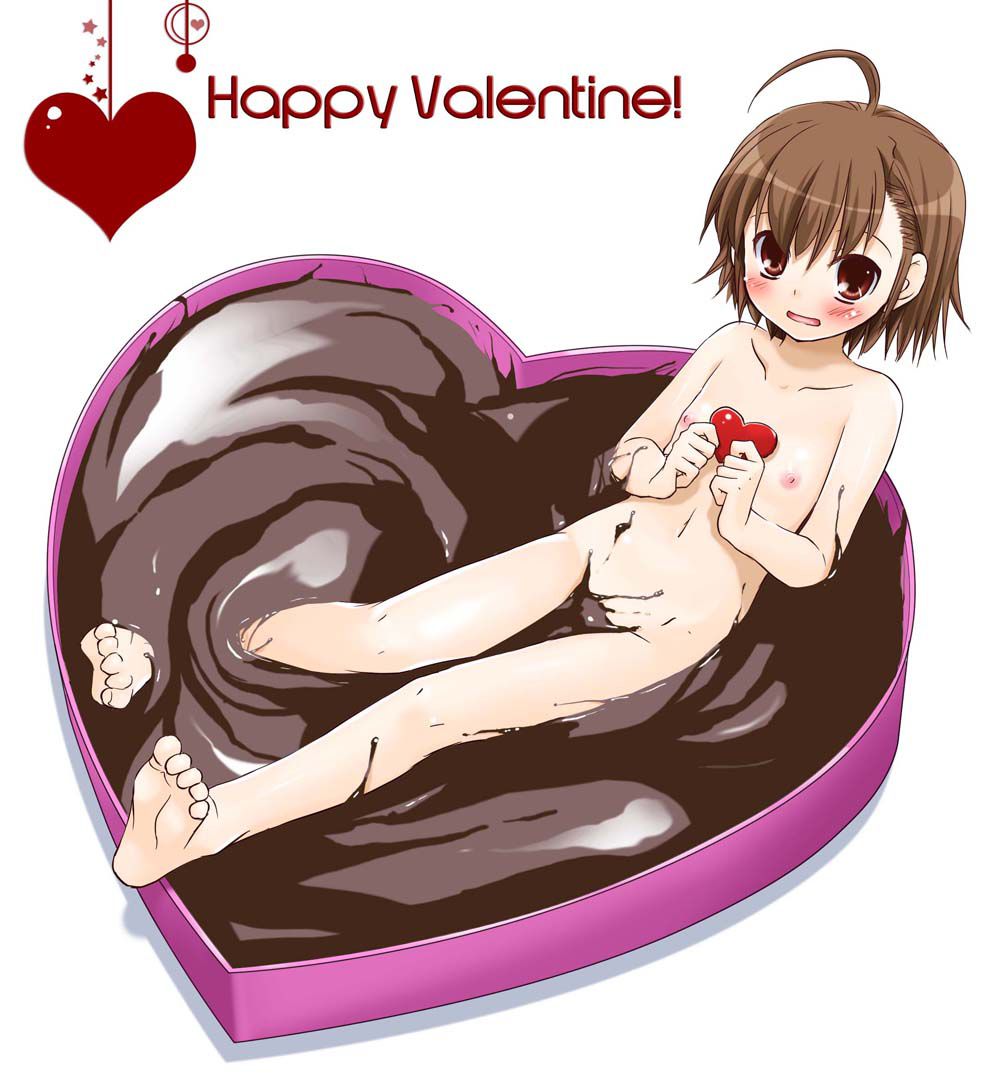 2-dimensional "eat me" on a bare 45 chocolate Valentine images 10