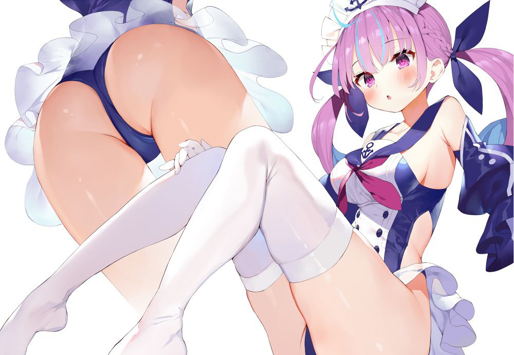 【Erotic Anime Summary】 Vtuber Minato Akua-chan's erotic image [secondary erotic] 12