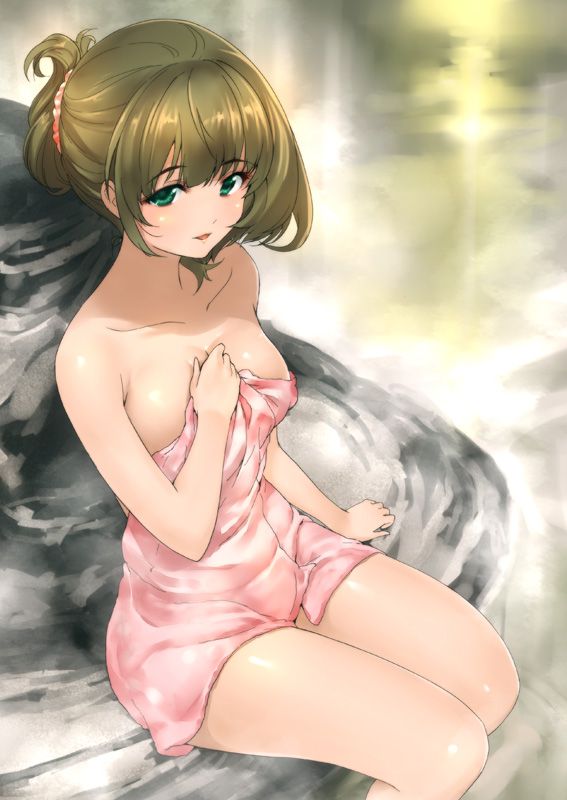 TAKAGAKI Kaede (deremas) and hot springs that expedite the delusion in erotic images. 7