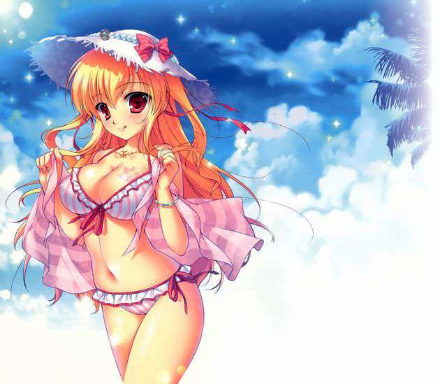 And the swimsuit, swimsuit... bikini... two dimensional summer experience. 1 21