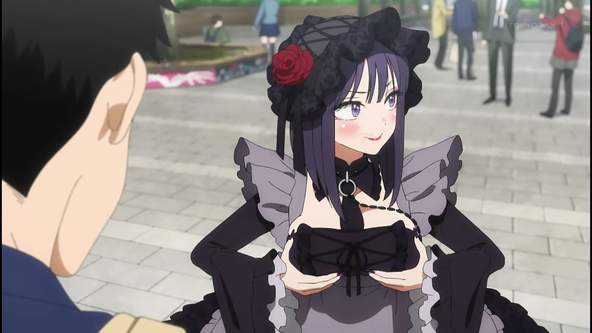 In episode 5 of the anime That Dress-up Doll Falls in Love, erotic are too much-whipped cosplay! 7