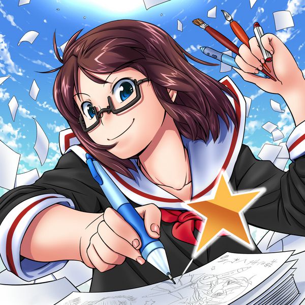 Glasses girl to picture 7 6