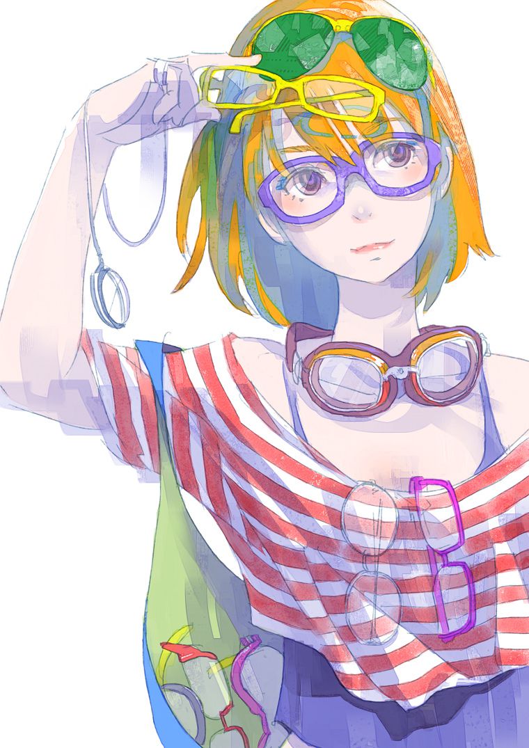Glasses girl to picture 5 3