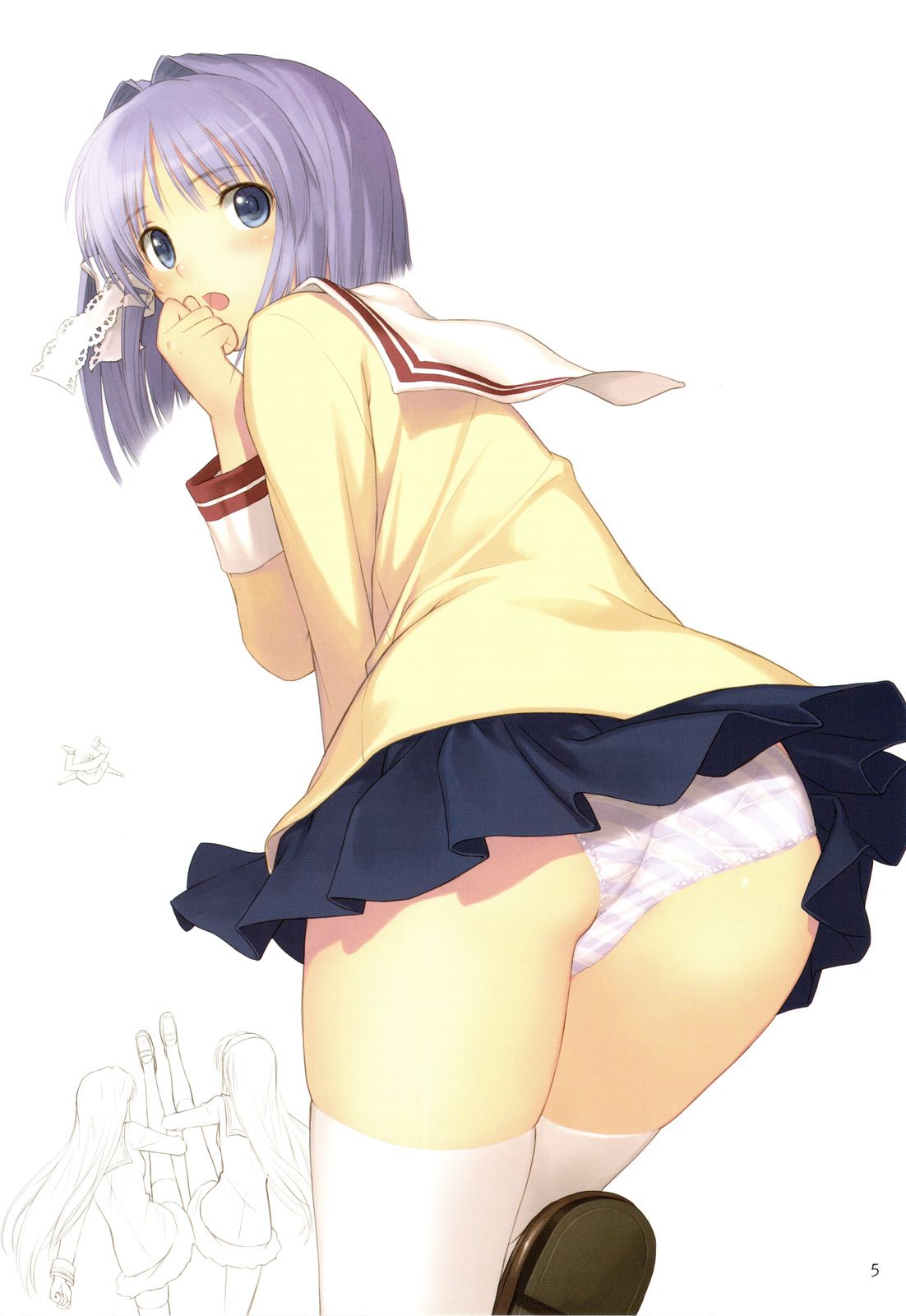 Tender ass. Cute girl anime erotic images 2 4