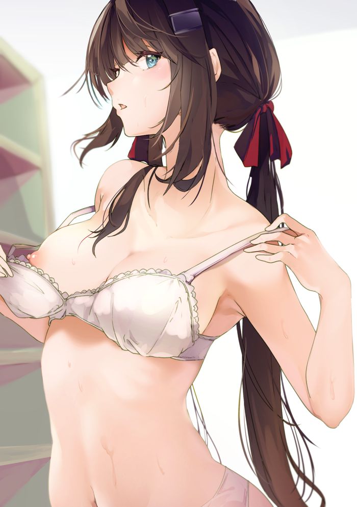 【Secondary】Summary of erotic images of clean and beautiful dignified black hair ponytail Part 4 34