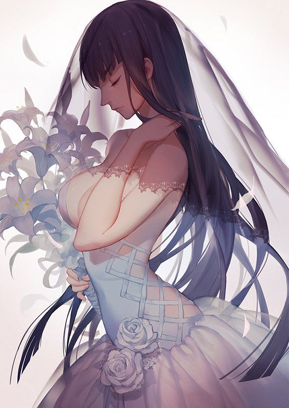 [2次] second erotic images of the girl wearing a wedding dress 5 [wedding dresses] 3