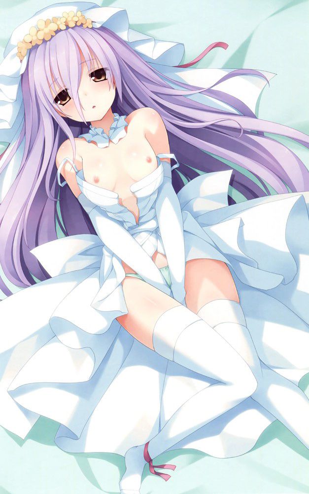 Secondary images of the girl wearing a wedding dress and 4 50 sheets [erotic and non-erotic] 37