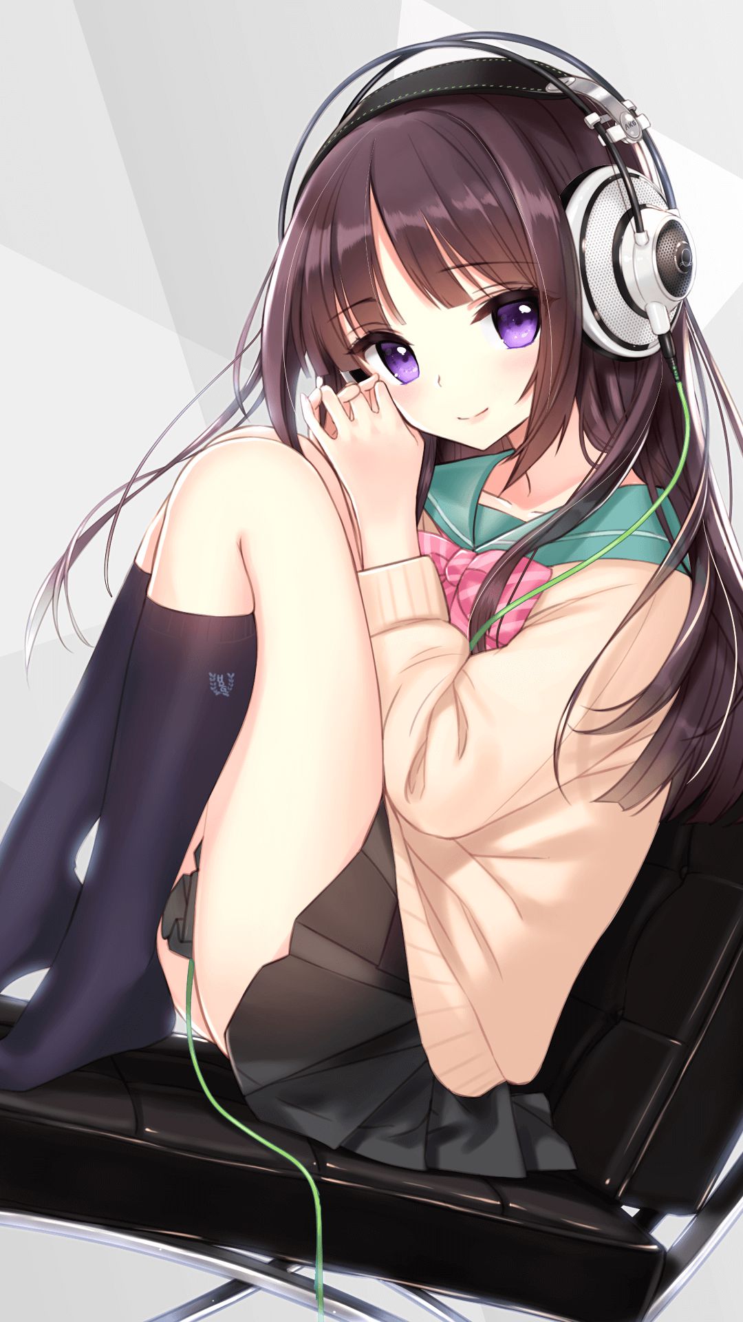 [Secondary] headphones x girl cute picture! 10