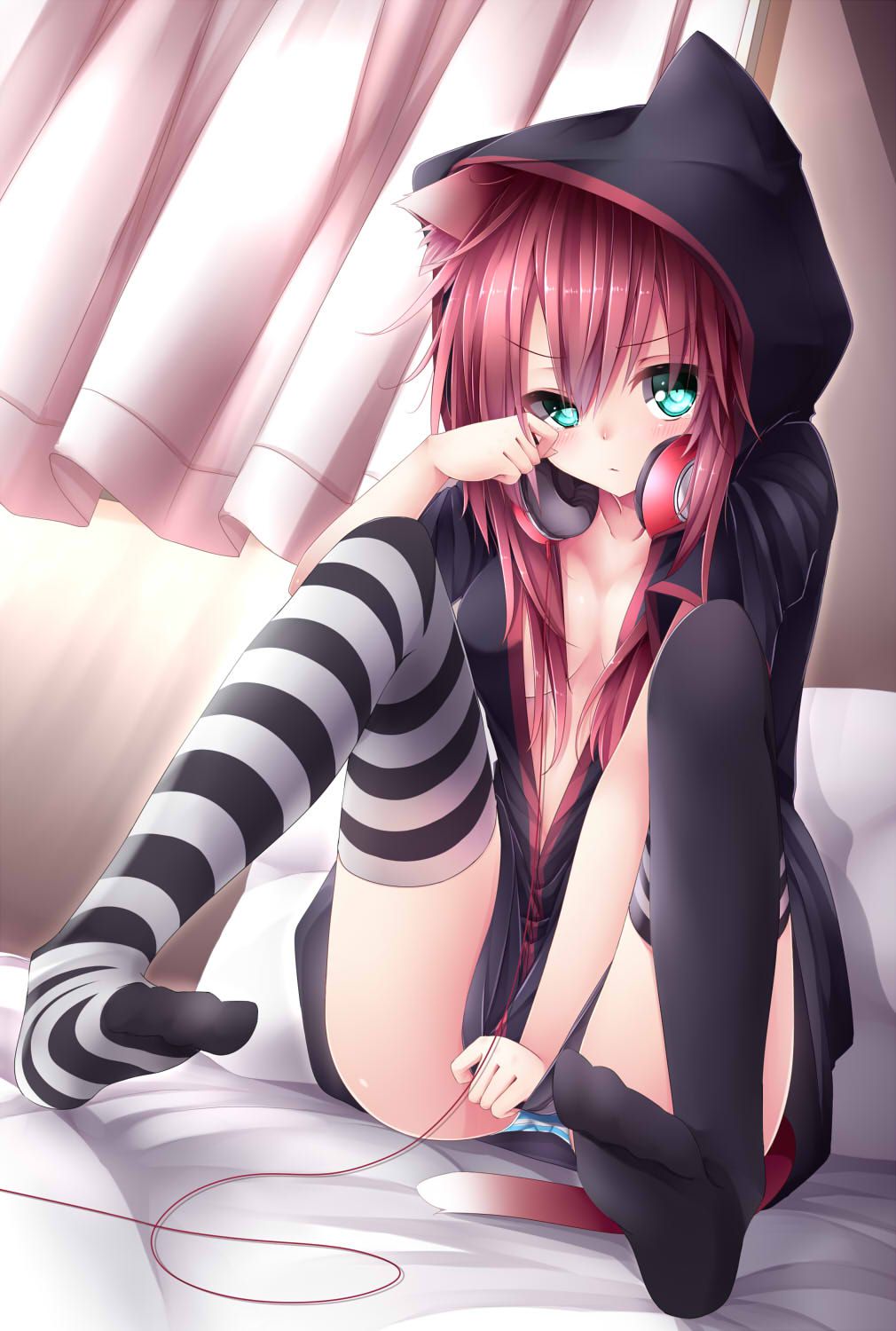 [Secondary] headphones x girl cute picture! 19