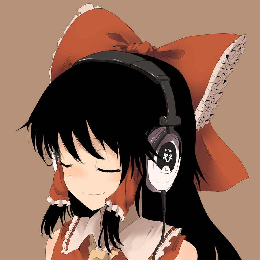 [Secondary] headphones x girl cute picture! 2