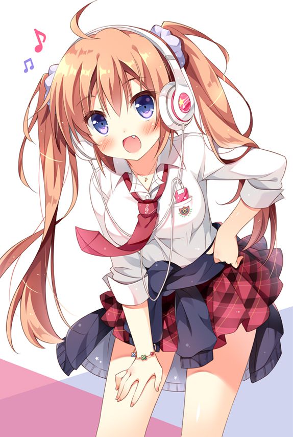 [Secondary] headphones x girl cute picture! 4