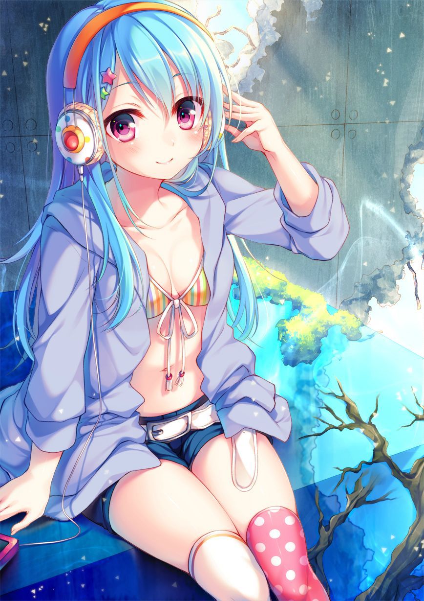 [Secondary] headphones x girl cute picture! 54