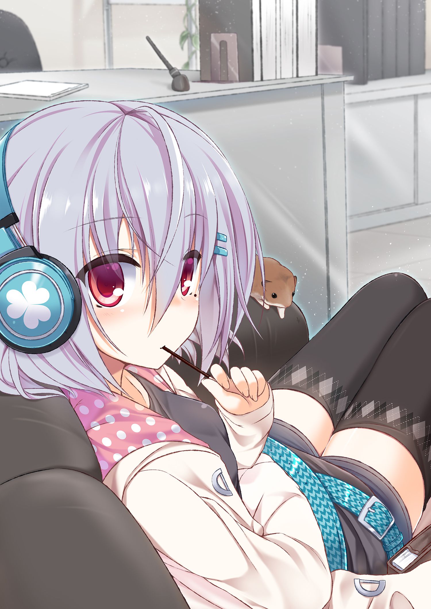 [Secondary] headphones x girl cute picture! 56