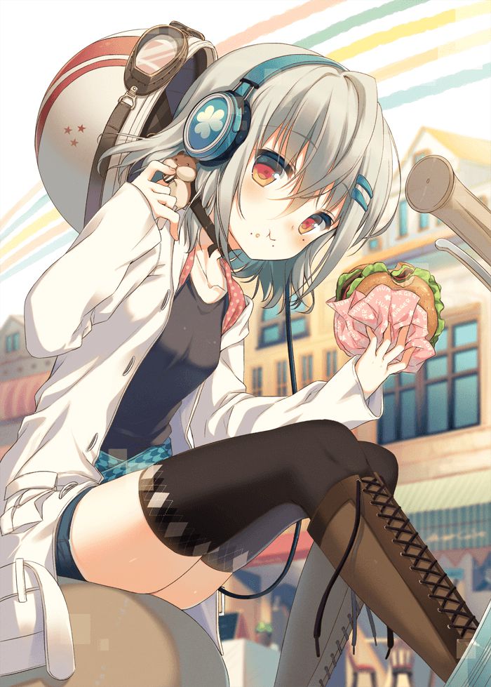 [Secondary] headphones x girl cute picture! 9