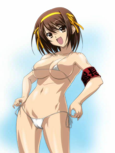 Erotic pictures of Haruhi Suzumiya 6