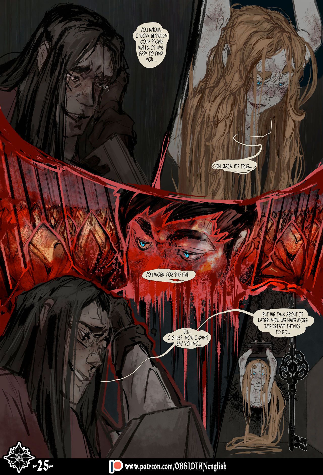 Obsidian, flowers and scarlet(Ongoing) 25