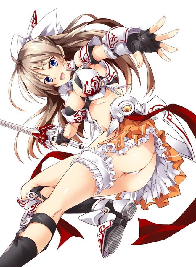 Secondary erotic images of the girl wearing a sexy bikini armor 3