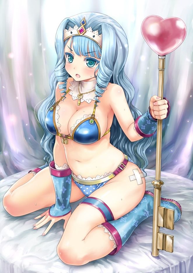 Secondary erotic images of the girl wearing a sexy bikini armor 9