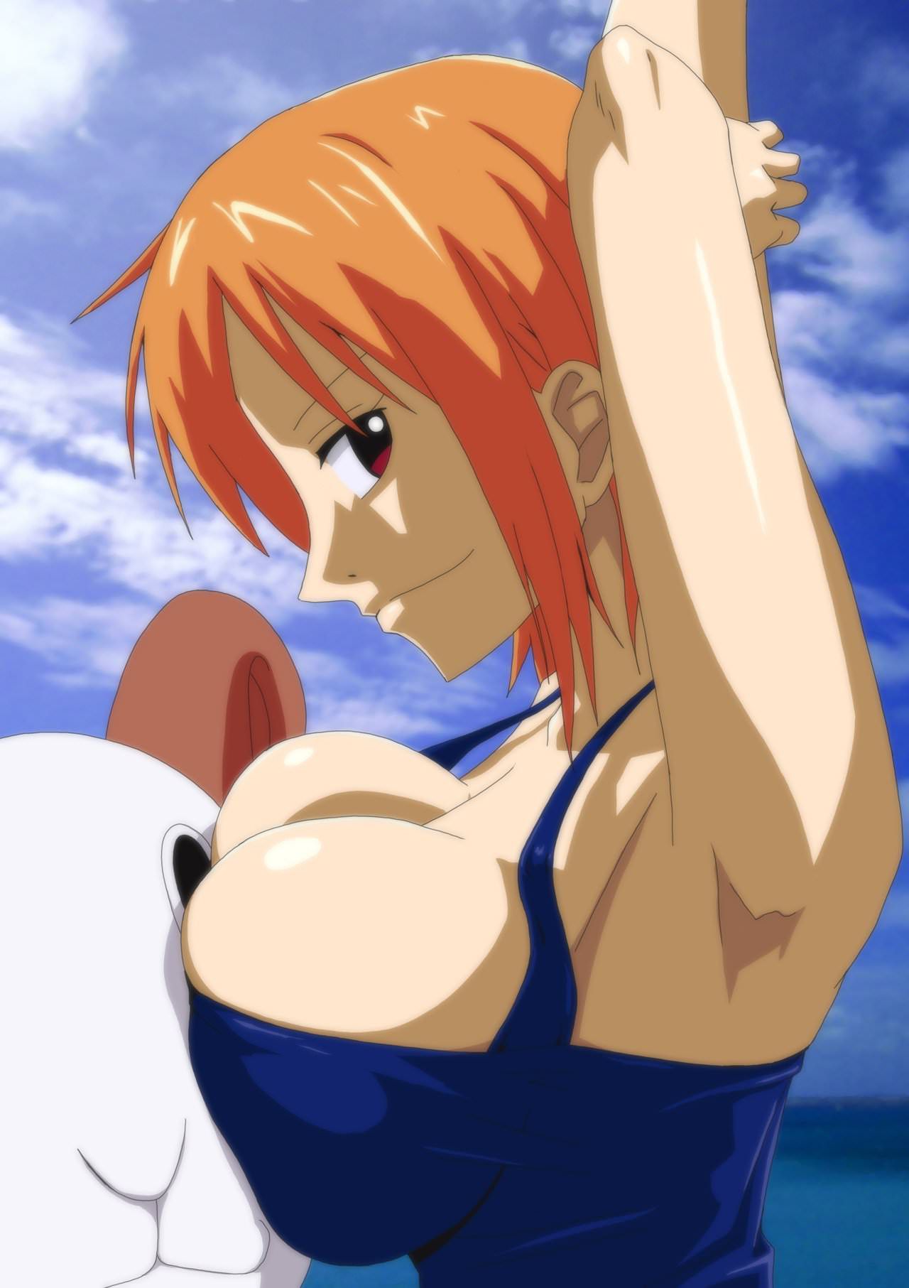 [One piece] hair, 二 yuibashi one of NAMI hentai CG, hentai pictures! 12