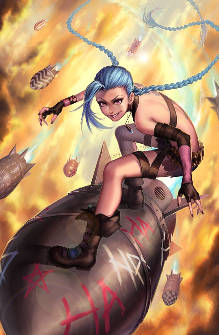 [LoL] Erotic pictures of Jinx (Jinx) part 3 11