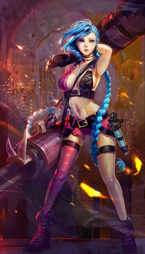 [LoL] Erotic pictures of Jinx (Jinx) part 3 12