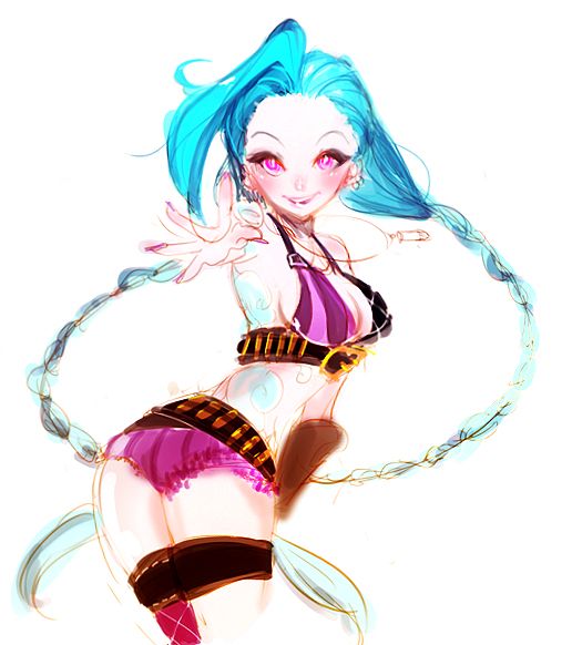 [LoL] Erotic pictures of Jinx (Jinx) part 3 14