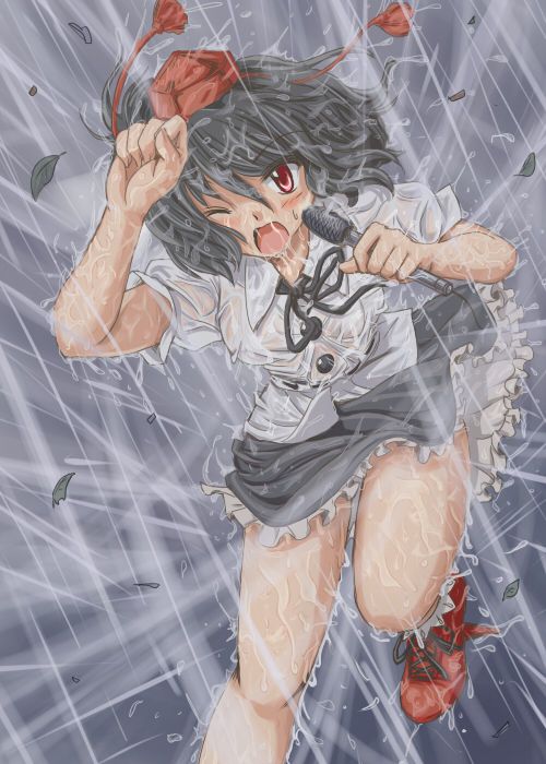 Girl wet in the rain, I can see through clothes MoE pictures part 1 17