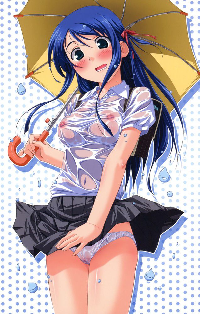 Girl wet in the rain, I can see through clothes MoE pictures part 1 27