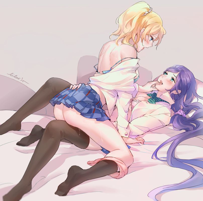 Lesbian Yuri hentai images of love live Cara part 6 29