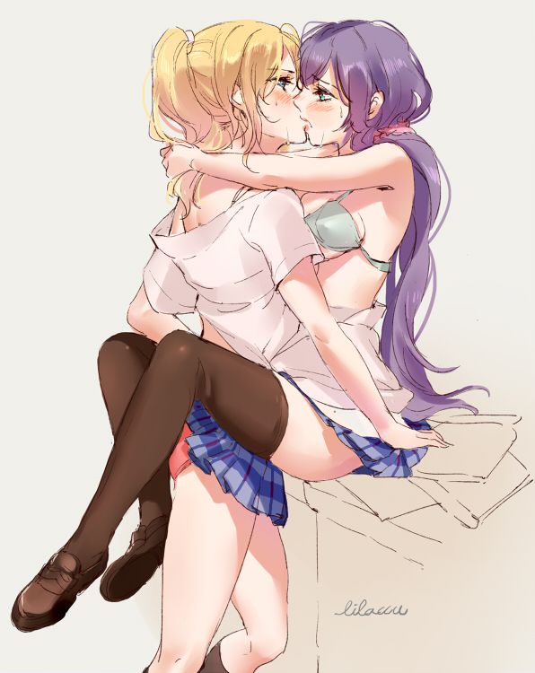 Lesbian Yuri hentai images of love live Cara part 5 2