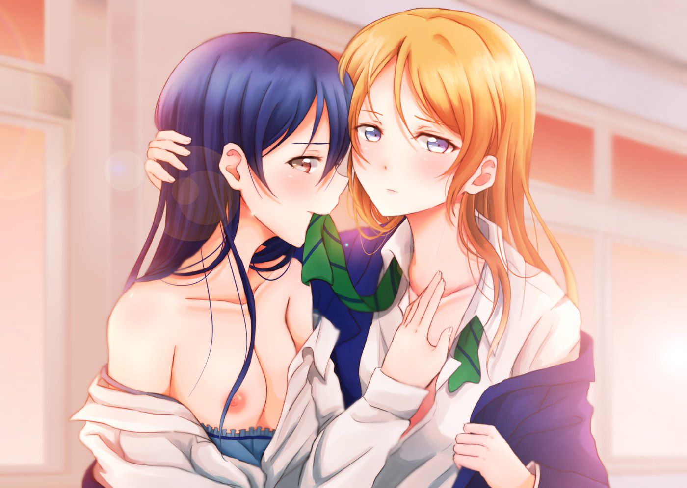 Lesbian Yuri hentai images of love live Cara part 5 28
