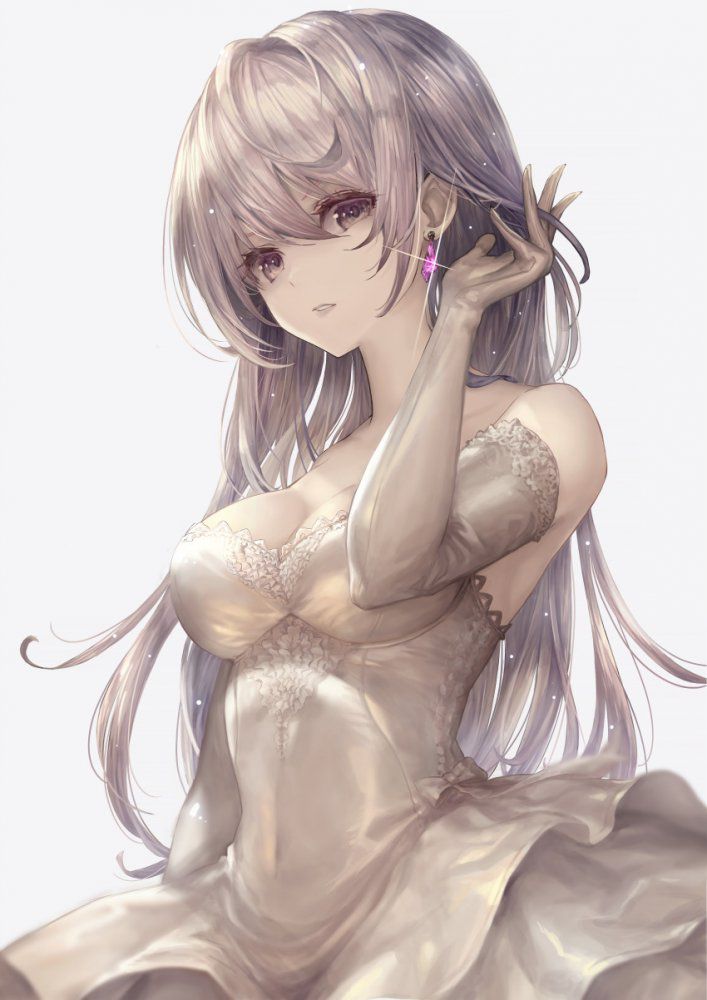 【Secondary】Silver-haired and white-haired girl image Part 27 36