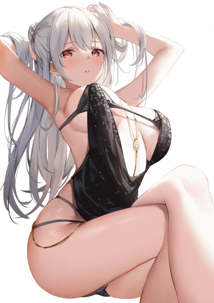【Secondary】Silver-haired and white-haired girl image Part 27 48