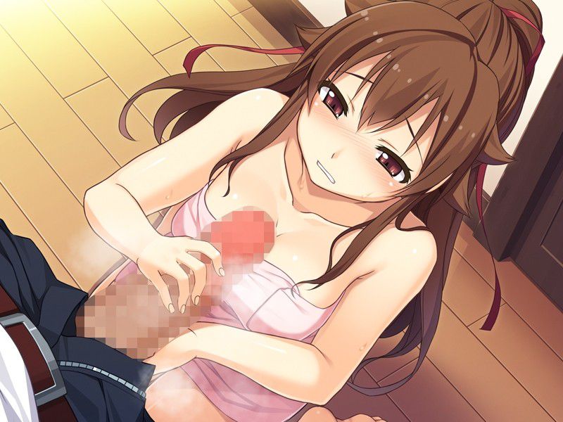 【Secondary erotic】 Erotic image of a girl with an obscene hand gesture and a 29