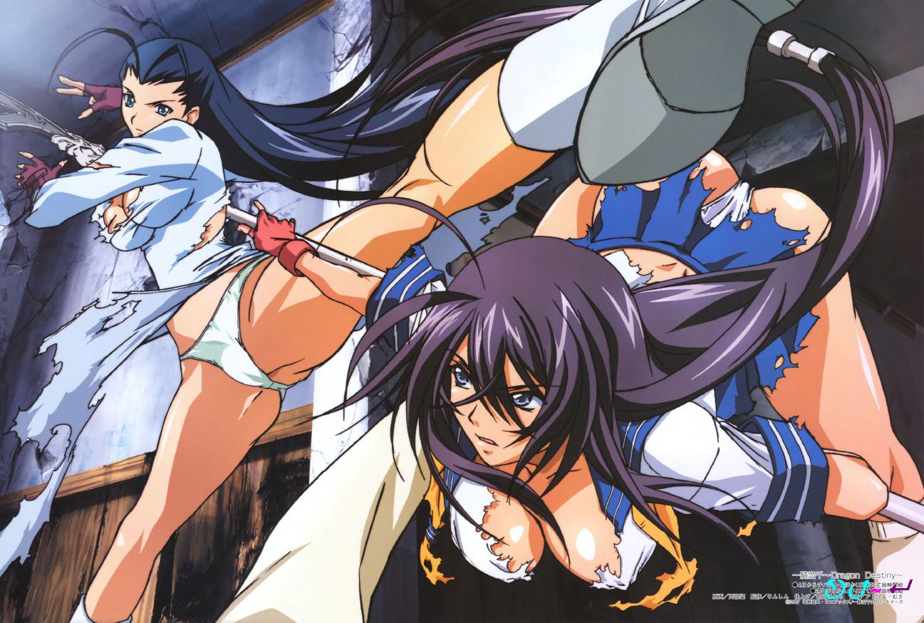 [2次] cute erotic small tits of busty Kanu Mr. ryomo in Ikki Tousen StraightStriker teni-CHAN 40