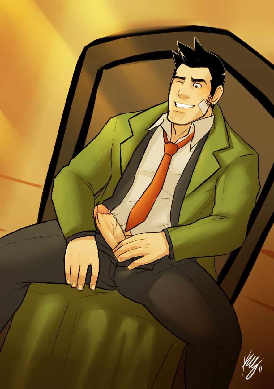 Collection: Ace attorney: Dick gumshoe  part.1 - Yaoi Bara 118