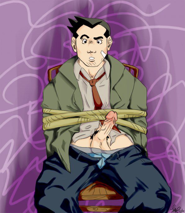 Collection: Ace attorney: Dick gumshoe  part.1 - Yaoi Bara 28