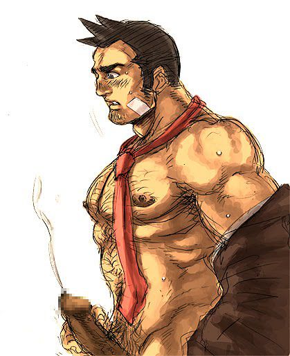 Collection: Ace attorney: Dick gumshoe  part.1 - Yaoi Bara 37