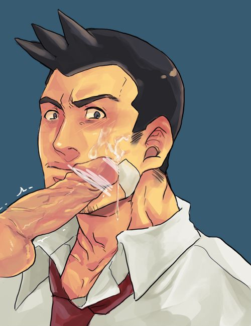 Collection: Ace attorney: Dick gumshoe  part.1 - Yaoi Bara 91