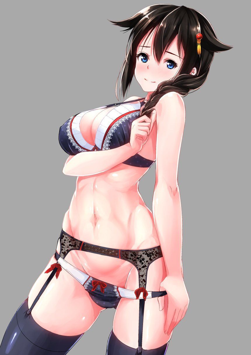 Please be wearing garter belts [secondary] Nice hero item girl image! part.10 4