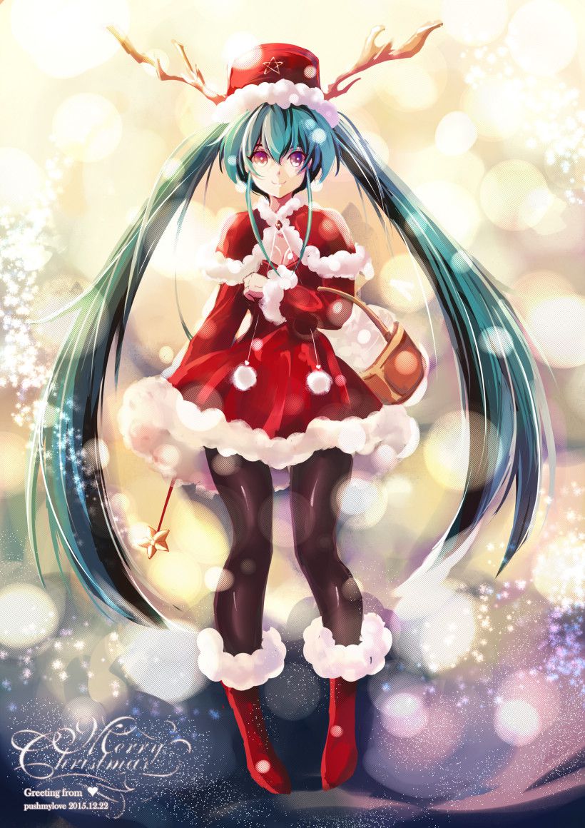 A hatsune miku &amp; GUMI Christmas picture and wallpaper 10 sheets (vocaloid VOCALOID picture wallpaper 07) 7